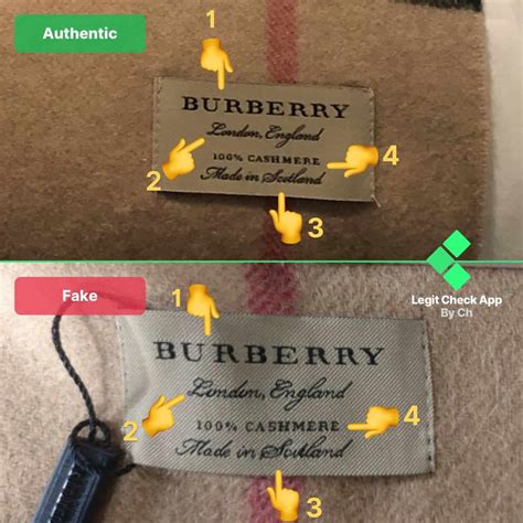 fake burberry her|authentic burberry tag.